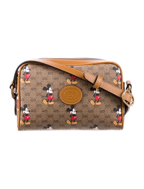 gucci sneaker mickey|Gucci mickey mouse crossbody bags.